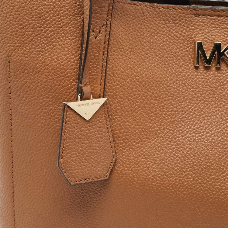 Pre Owned Michael Kors Brown Leather Ana Tote