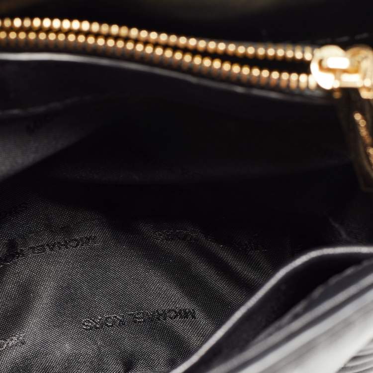 Pre Owned Michael Kors Black Quilted Leather Small Whitney Shoulder Bag