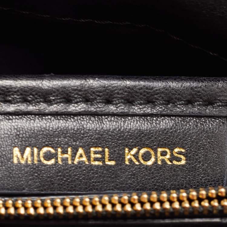 Pre Owned Michael Kors Black Quilted Leather Small Whitney Shoulder Bag