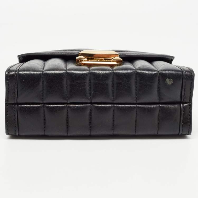 Pre Owned Michael Kors Black Quilted Leather Small Whitney Shoulder Bag