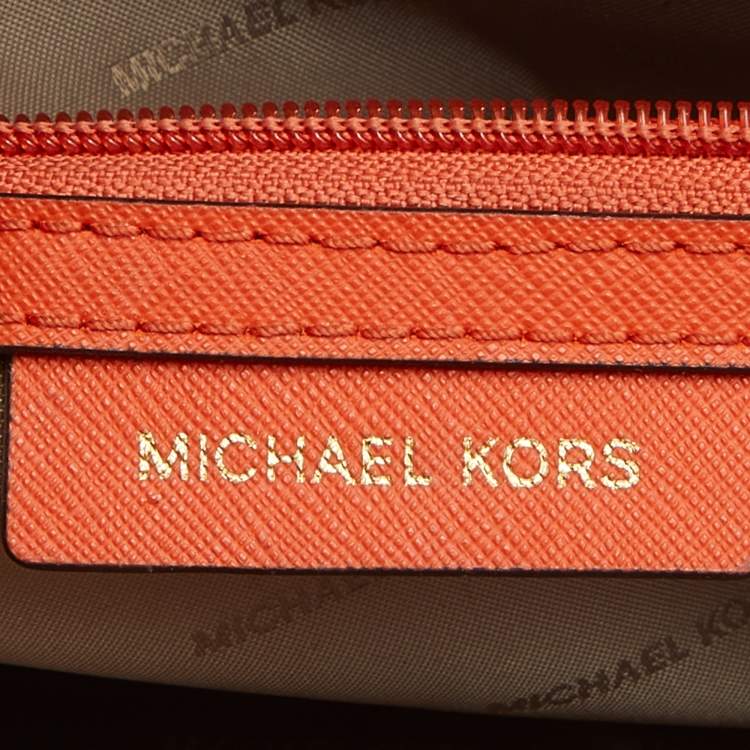 Pre Owned Michael Kors Multicolor Saffiano Leather Selma Satchel