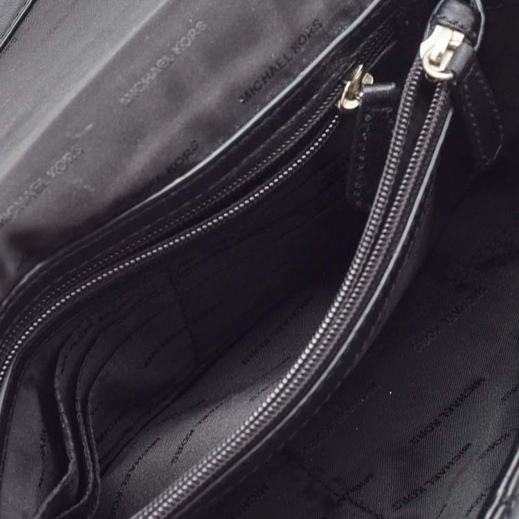 Pre Owned Michael Kors Black Quilted Leather Large Sloan Shoulder Bag