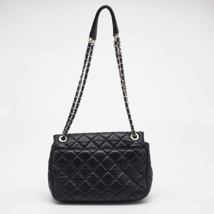Pre Owned Michael Kors Black Quilted Leather Large Sloan Shoulder Bag