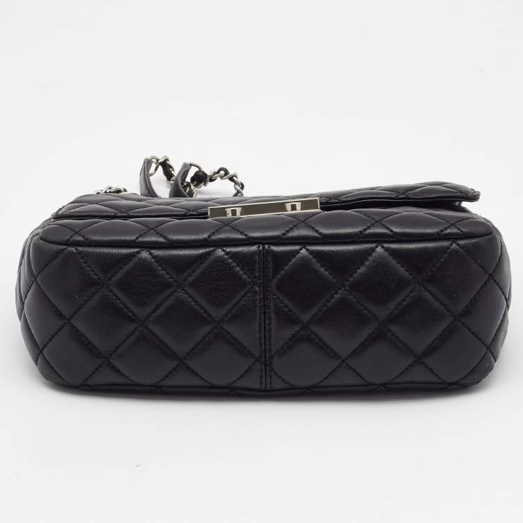 Pre Owned Michael Kors Black Quilted Leather Large Sloan Shoulder Bag