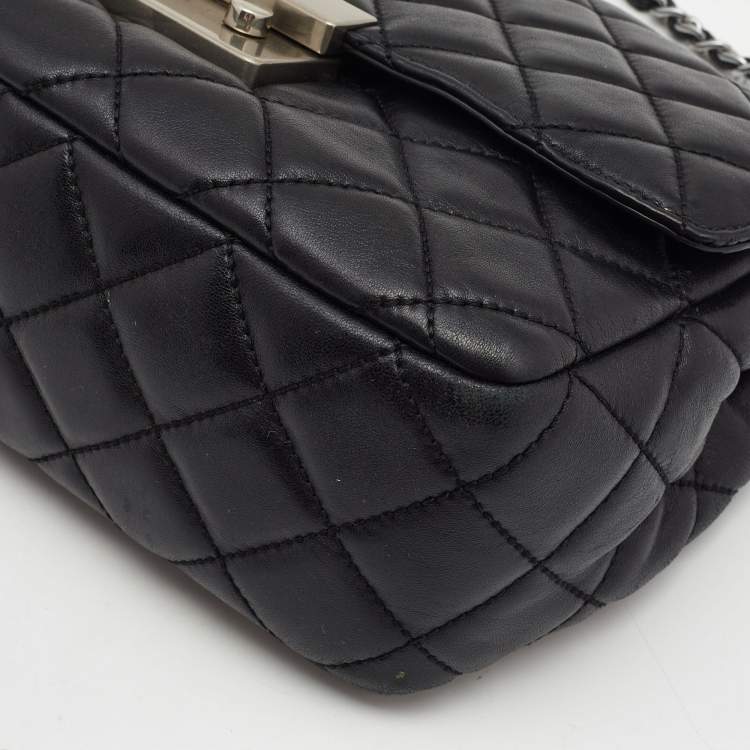 Pre Owned Michael Kors Black Quilted Leather Large Sloan Shoulder Bag
