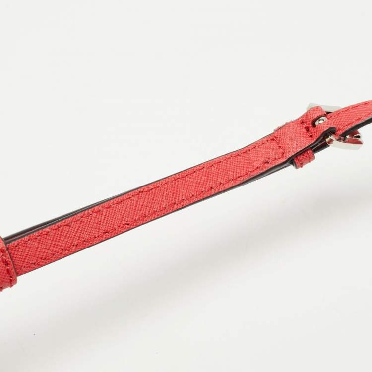 Pre Owned Michael Kors Multicolor Saffiano Leather Jet Set Camera Crossbody Bag