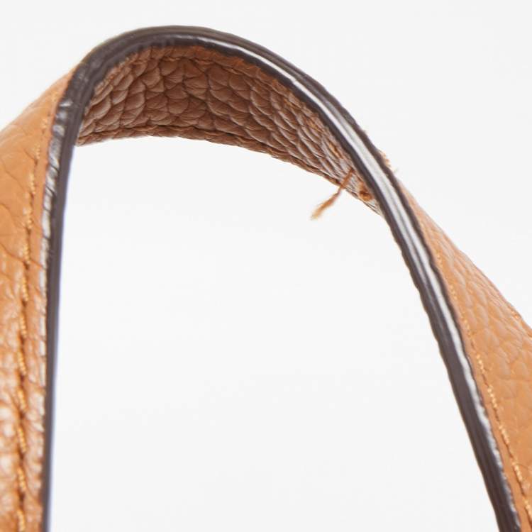 Pre Owned Michael Kors Beige/Tan Signature Coated Canvas and Leather Abbey Backpack