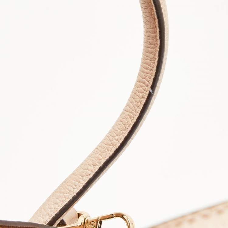 Pre Owned Michael Kors Light Pink Leather Small Mercer Tote