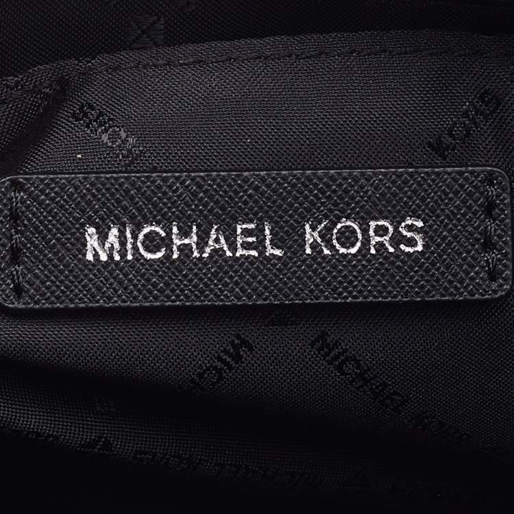 Pre Owned Michael Kors Black Saffiano Leather Large Selma Satchel