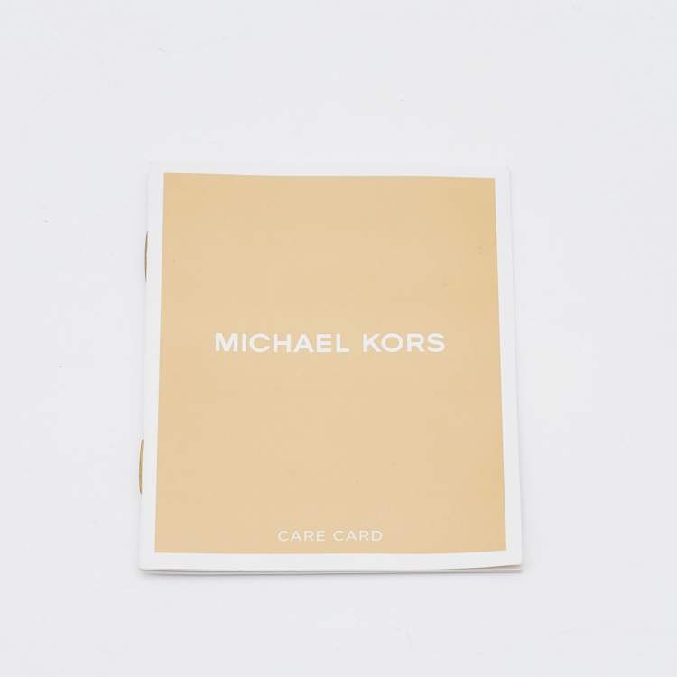 مملوكة مسبقًا Michael Kors Brown Croc Embossed Leather Medium Ginny Crossbody Bag 