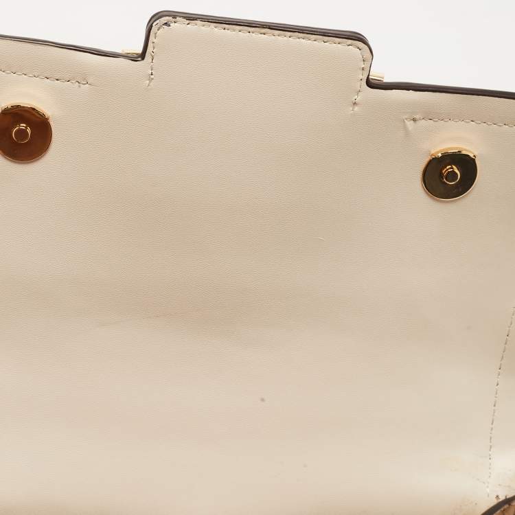 Pre Owned Michael Kors Tricolor Leather Heather Shoulder Bag