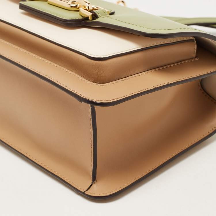 Pre Owned Michael Kors Tricolor Leather Heather Shoulder Bag