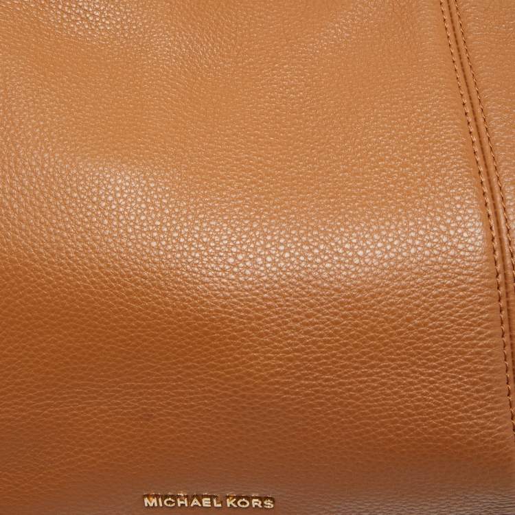 Pre Owned Michael Kors Brown Leather Sienna Shoulder Bag