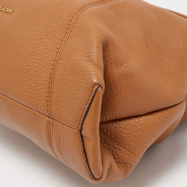 Pre Owned Michael Kors Brown Leather Sienna Shoulder Bag