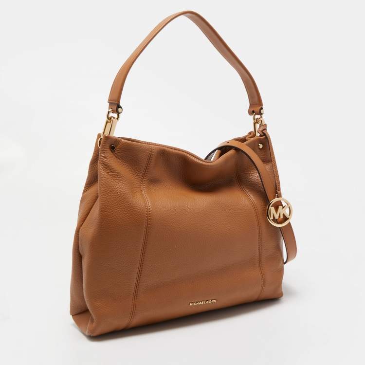 Pre Owned Michael Kors Brown Leather Sienna Shoulder Bag