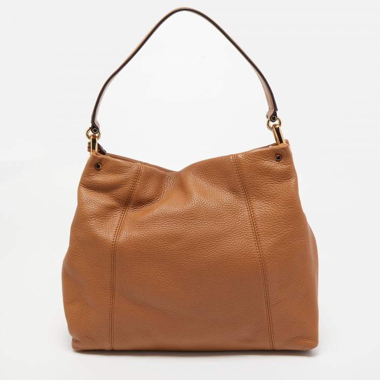 Pre Owned Michael Kors Brown Leather Sienna Shoulder Bag