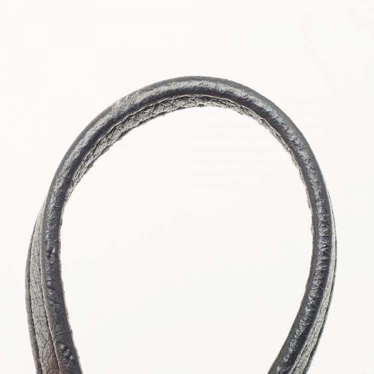 Pre Owned MICHAEL Michael Kors Black Leather Jet Set Chain Tote