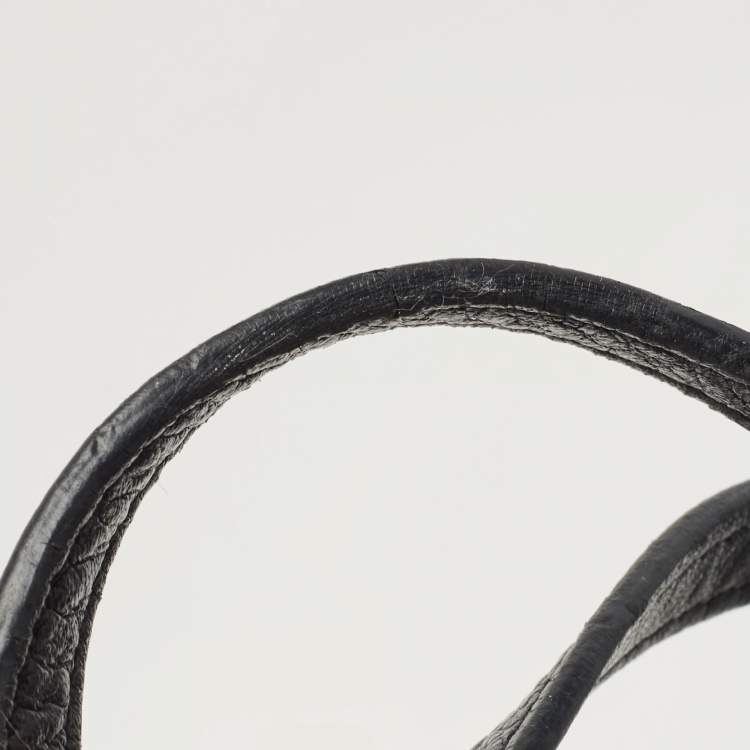 Pre Owned MICHAEL Michael Kors Black Leather Jet Set Chain Tote