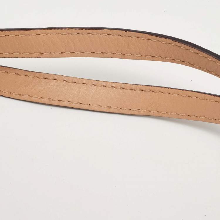 Pre Owned MICHAEL Michael Kors Dark Brown Signature Coated Canvas and Leather Jet Set Tote