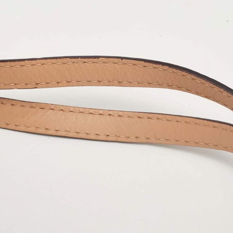 Pre Owned MICHAEL Michael Kors Dark Brown Signature Coated Canvas and Leather Jet Set Tote