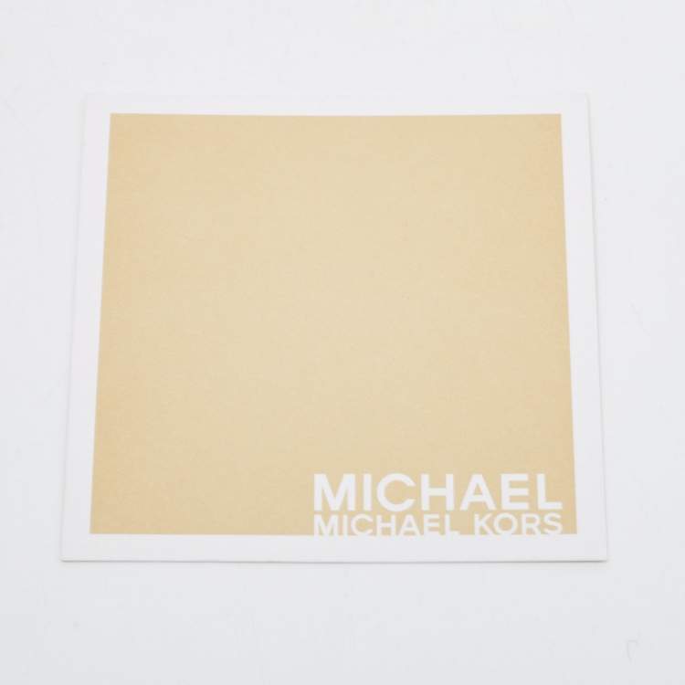 Pre Owned Michael Kors Brown Saffiano Leather Large Selma Satchel