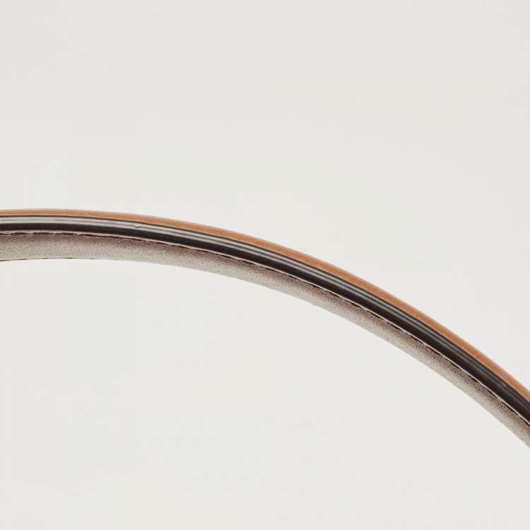 Pre Owned Michael Kors Brown Leather Lucy Hobo 