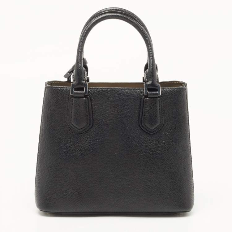 Pre Owned Michael Kors Black Leather Adele Tote