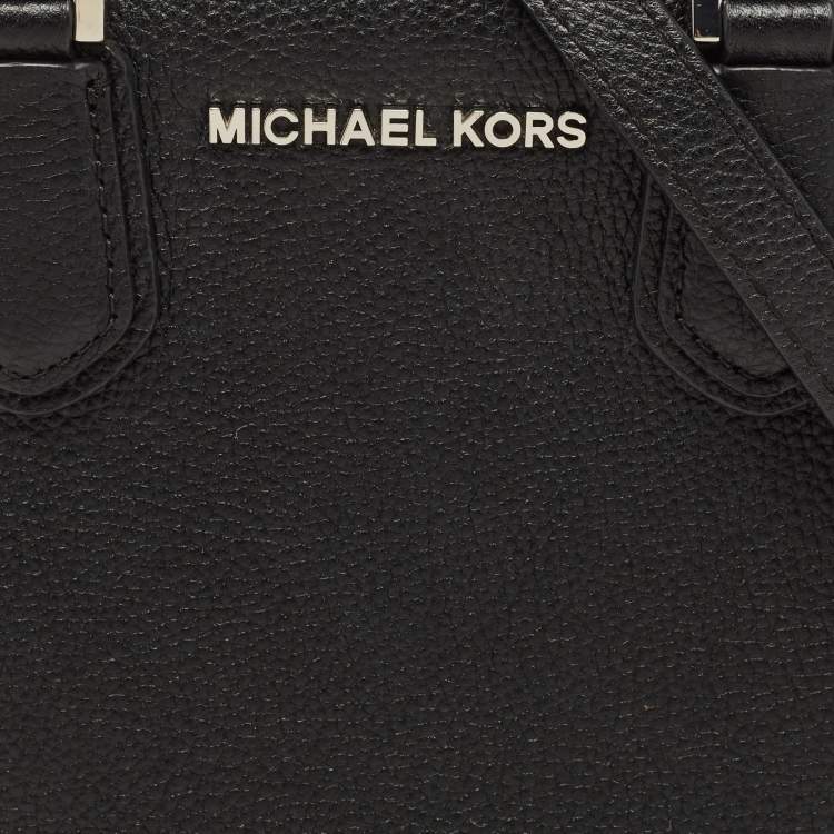 Pre Owned Michael Kors Black Leather Adele Tote