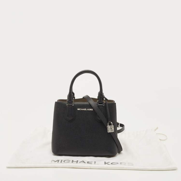 Pre Owned Michael Kors Black Leather Adele Tote