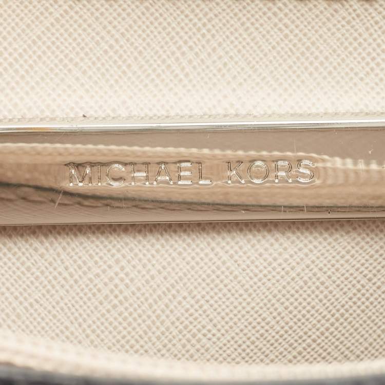 Pre Owned Michael Kors Black Leather Adele Tote