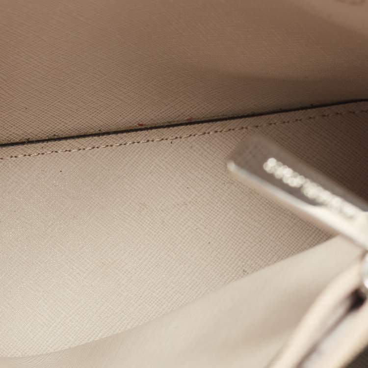 Pre Owned Michael Kors Black Leather Adele Tote