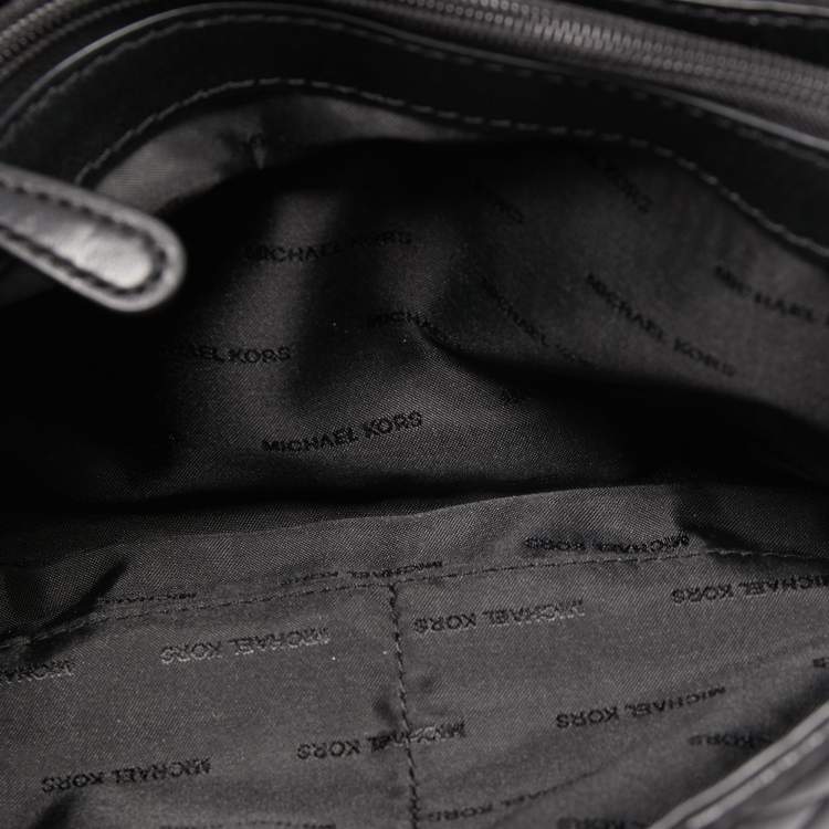 Pre Owned Michael Kors Black Quilted Leather Large Sloan Chain Shoulder Bag