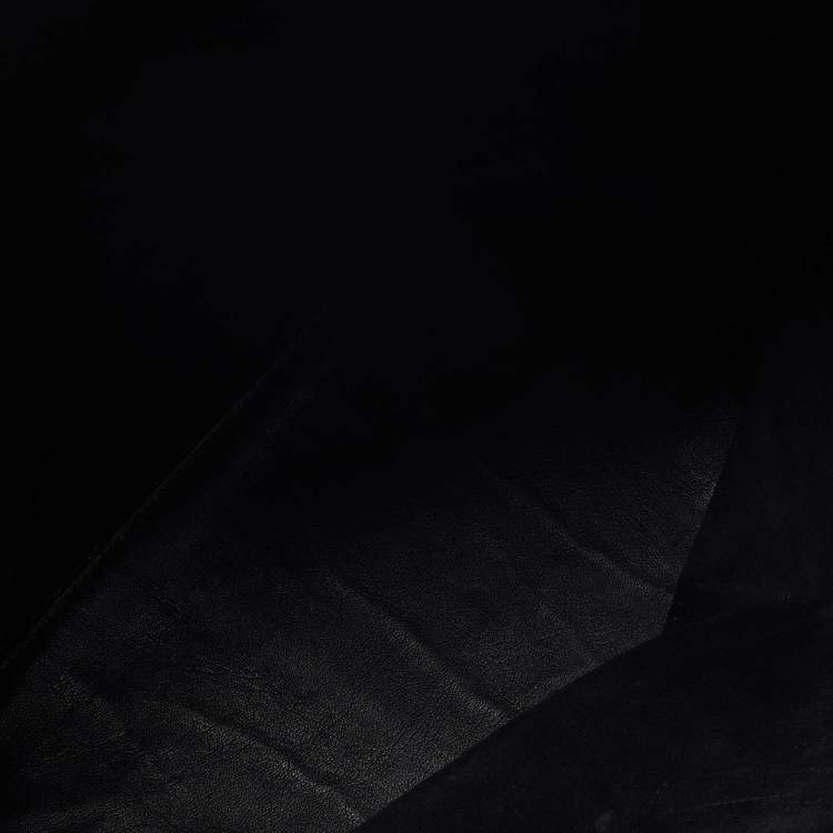 Pre Owned Michael Kors Black Leather Shopper Tote