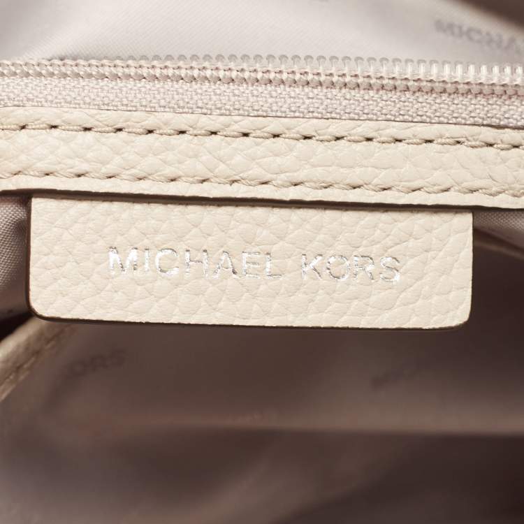 Pre Owned Michael Kors Grey Mercer Medium Leather Duffel Bag