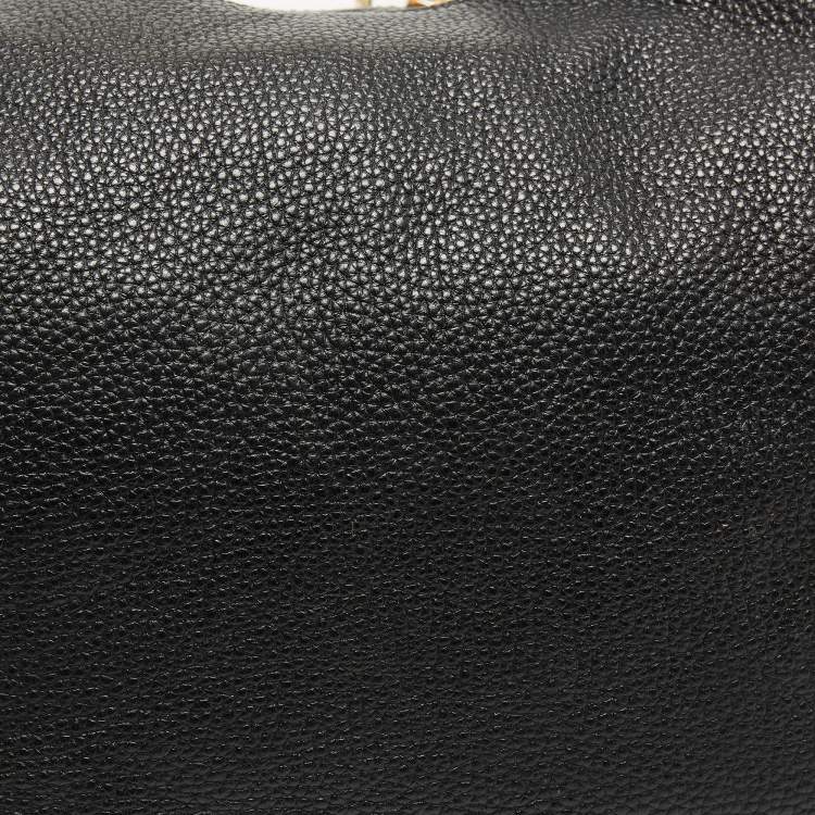 Pre Owned MICHAEL Michael Kors Black Soft Leather Fulton Hobo