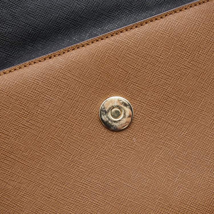 Pre Owned Michael Kors Tricolor Leather Mini Karla Top Handle Bag