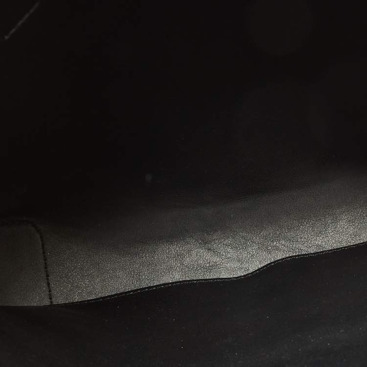 Pre Owned Michael Kors Black Grained Leather Large Mercer Tote