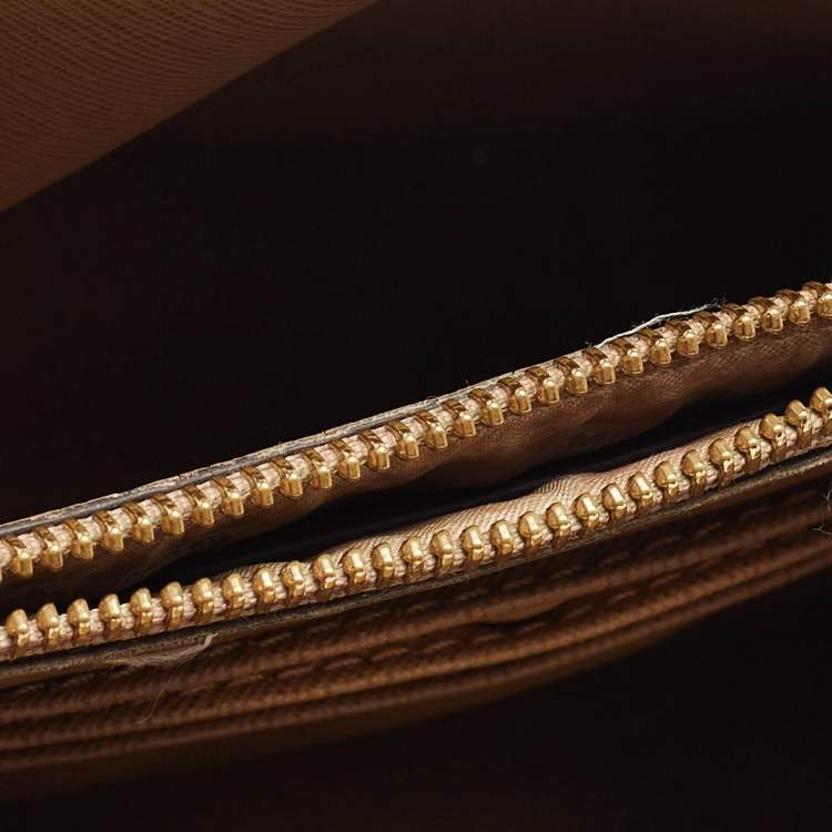 Pre Owned Michael Kors Brown Leather Small Mercer Tote