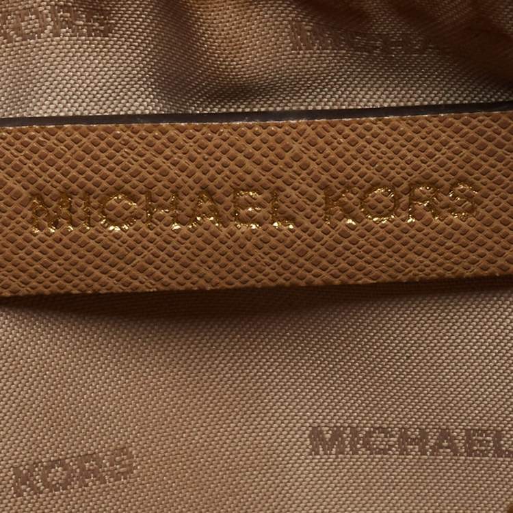 Pre Owned Michael Kors Brown Leather Small Mercer Tote