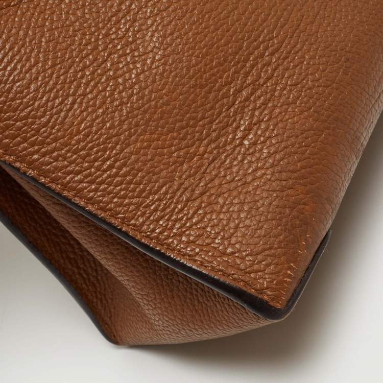 Pre Owned Michael Kors Brown Leather Small Mercer Tote