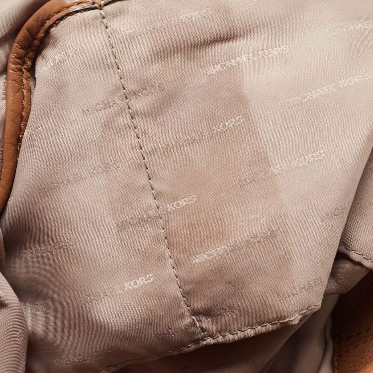 Pre Owned Michael Kors Brown Leather Sienna Hobo