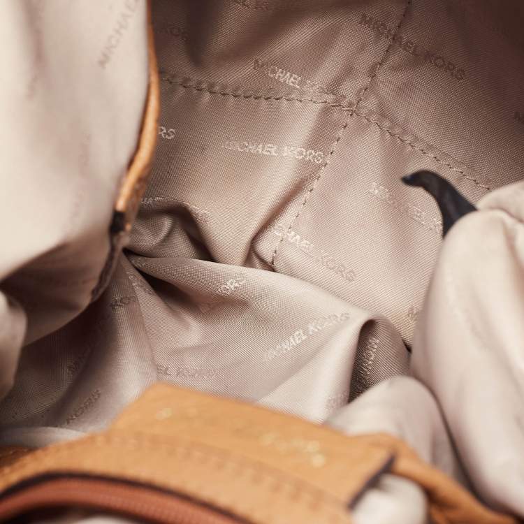 Pre Owned Michael Kors Brown Leather Sienna Hobo