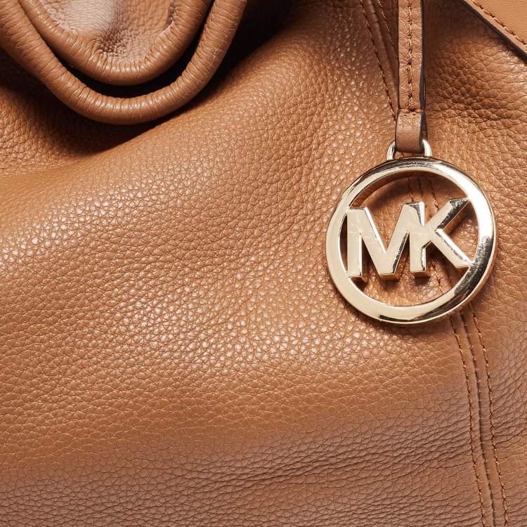 Pre Owned Michael Kors Brown Leather Sienna Hobo