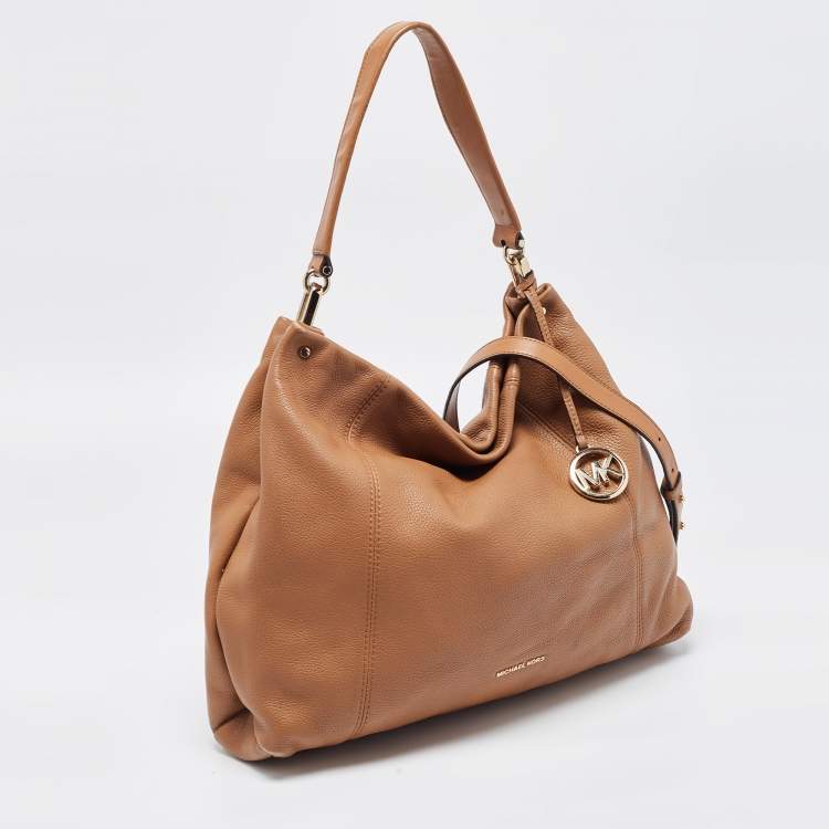 Pre Owned Michael Kors Brown Leather Sienna Hobo