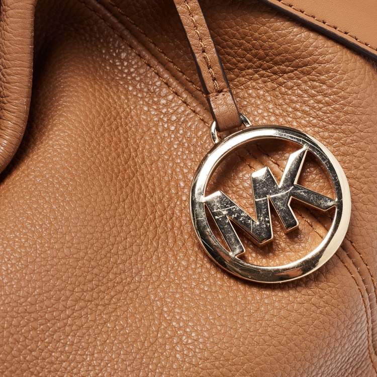Pre Owned Michael Kors Brown Leather Sienna Hobo