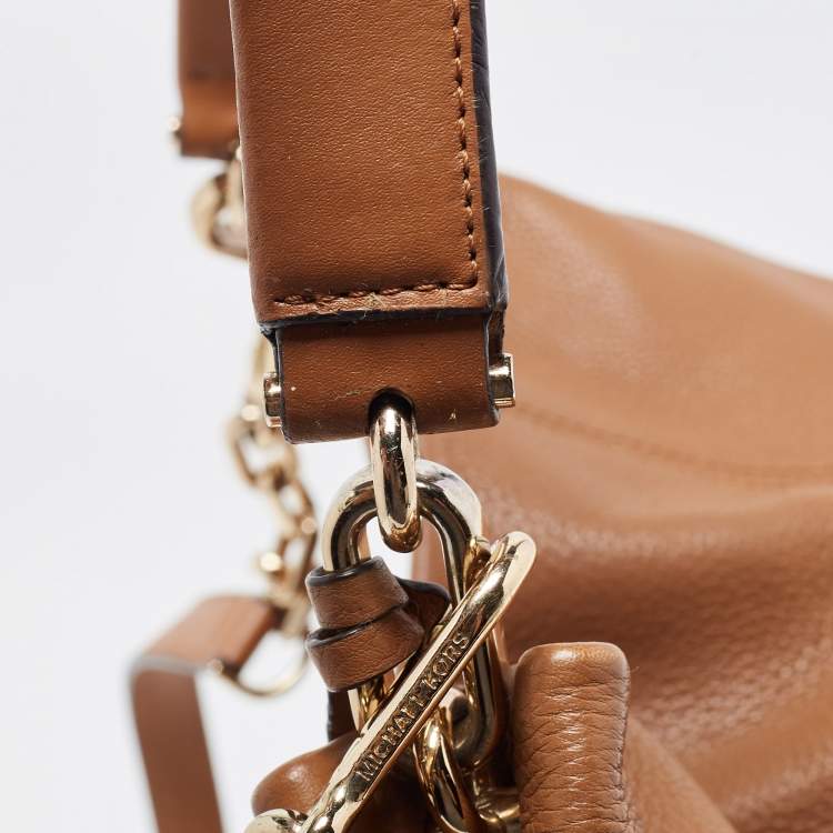 Pre Owned Michael Kors Brown Leather Sienna Hobo