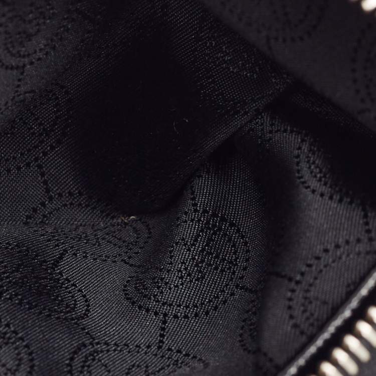 Pre Owned Michael Kors Black Patent Leather Zip Crossbody Bag