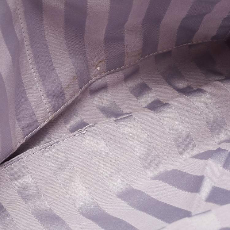 Pre Owned Michael Kors Black Leather Jet Set Zip Chain Crossbody Bag