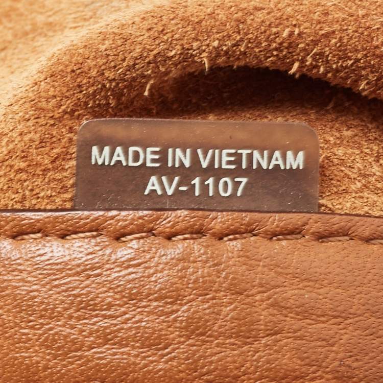 Pre Owned Michael Kors Brown Leather Bucket Tote