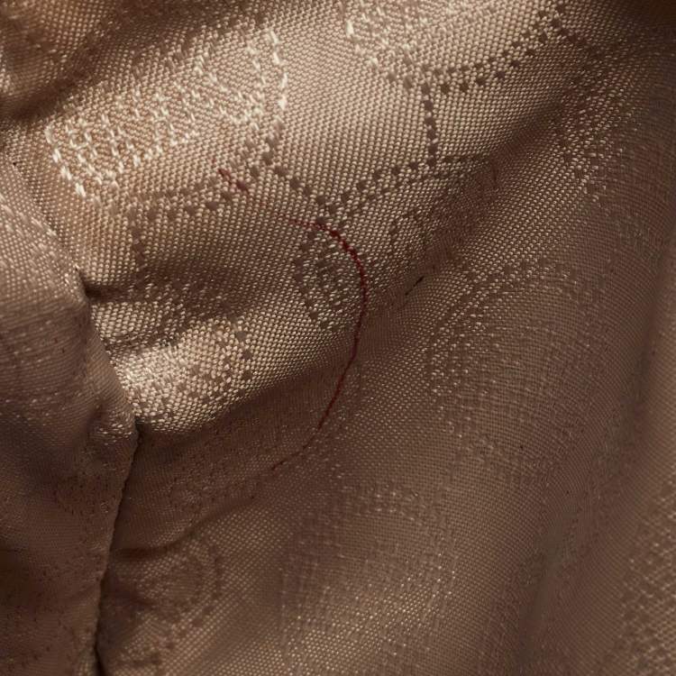 Pre Owned Michael Kors Brown Saffiano Leather Jet Set Camera Crossbody Bag